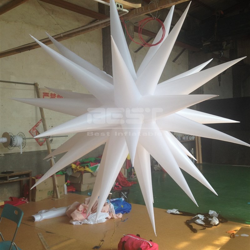 Shinning Inflatable Lighting Star Light Balloon Costume for Carnival Parade Performance