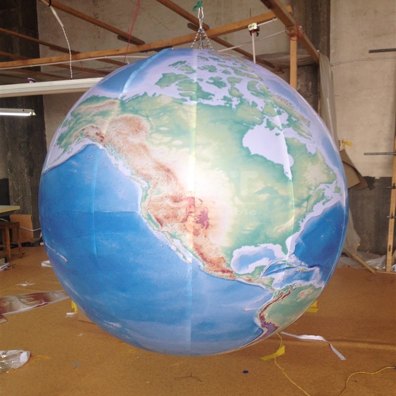 1.2m Lighting Inflatable Earth