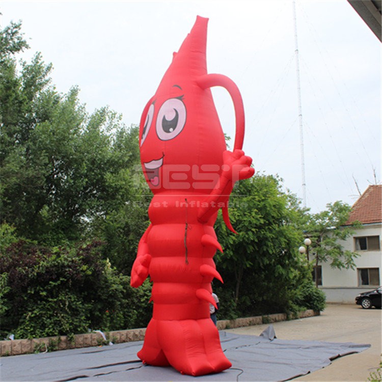 Giant Inflatable Crawfish Event Decoration Inflatable Lobster Shrimp Animal Model Balloon for Sale