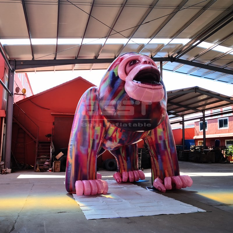 Custom colorful inflatable models gorilla advertising inflatable cartoon inflatable Animals For Decoration