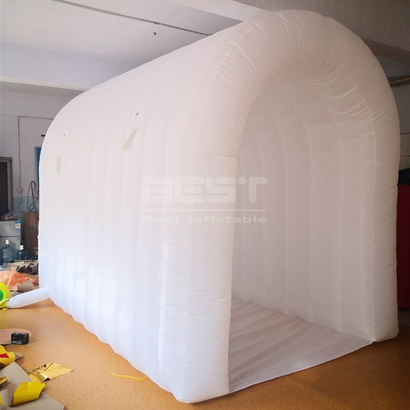 Customized White Color Inflatable Tunnels W*H*L 2.5*3*4m