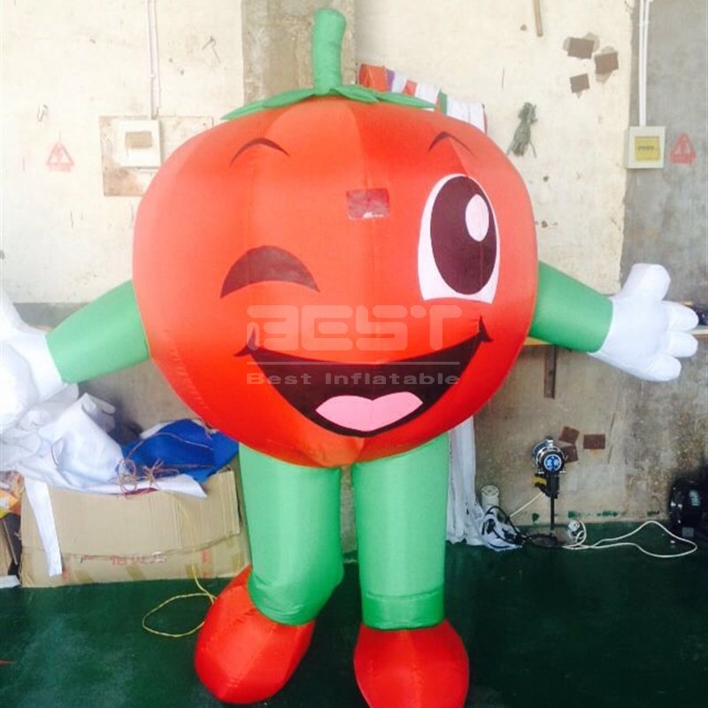 Customized Inflatable Advertising Model Tomato Plantation Props Inflatable Tomato Model