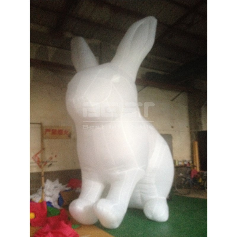 wholesale price oxford material led lighting custom easter bunny inflatable mascot