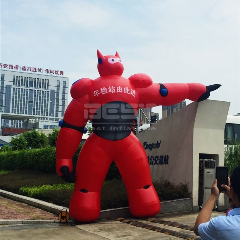 Halloween character design event Inflatable Warriors inflatable hero for advertising