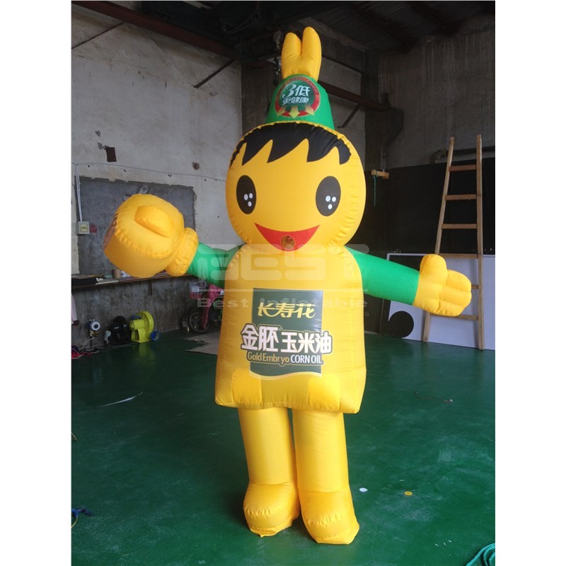 Custom Inflatable Costumes Advertising Inflatables Moving Cartoon Costume Inflatable Walking Corn Oil Costumes