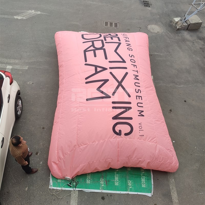 Custom inflatable pillow for advertising decoration