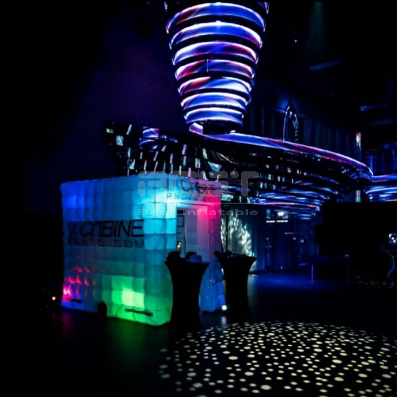 Outdoor Advertising Giant Inflatable Event Cube Tent with Customized Log for party