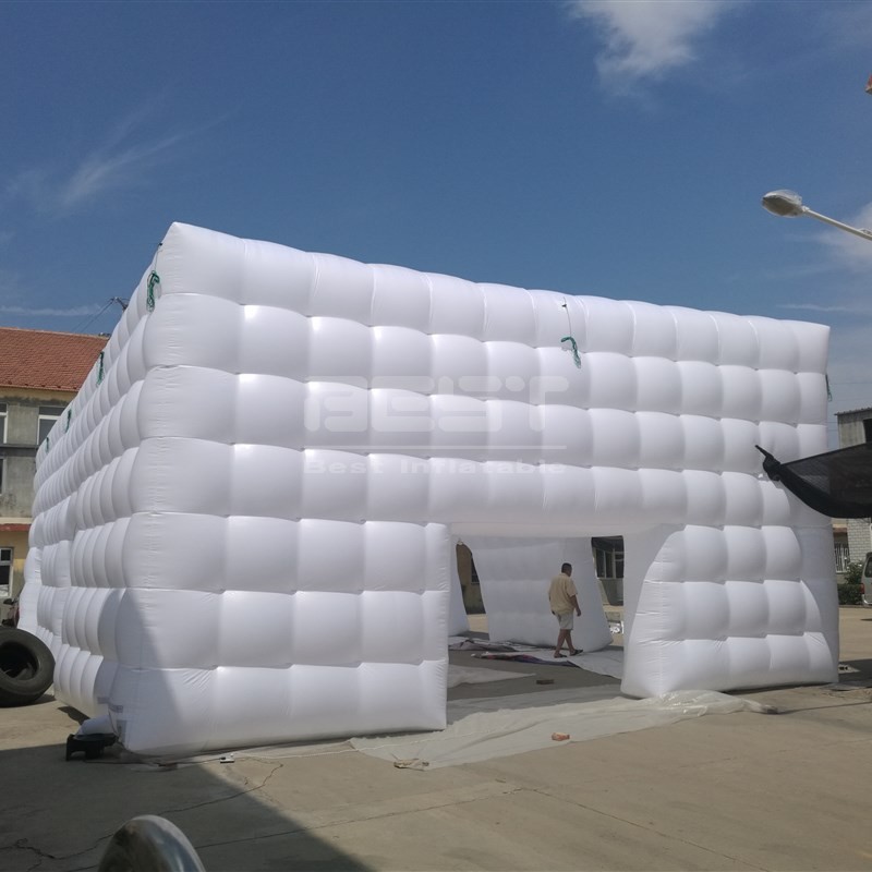 Large Inflatable Marquee White Tent Inflatable Cube Tent for Exhibition Advertisement