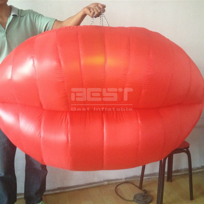 Valentine's festival party decorating inflatable sexy lips,inflatable red lips balloon props