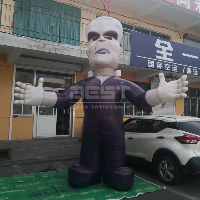 Inflatable Franklin balloon for outdoor ground decoration,large inflatable halloween monster character for sale
