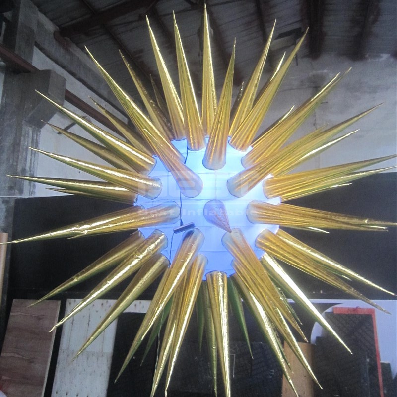 Hang Inflatable Star Lighting Decorations LED Party Bar Nightclub Inflatable Star Advertising Balloon