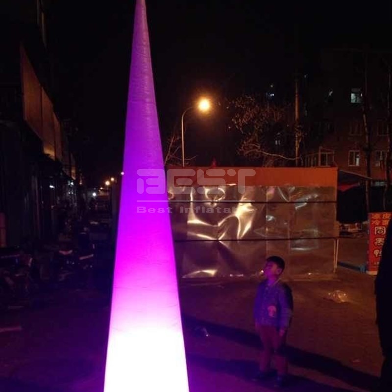 Inflatable light up cones Inflatable Lighting Cone Wedding Decoration Advertising Inflatable Led Light Ice Cream Cone