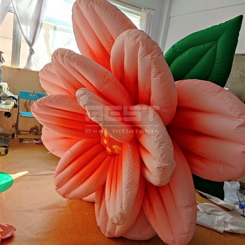 Newest design Alice Wonderland Theme Park inflatable ground balloon inflatable Flowers in clusters model decorative party ideas