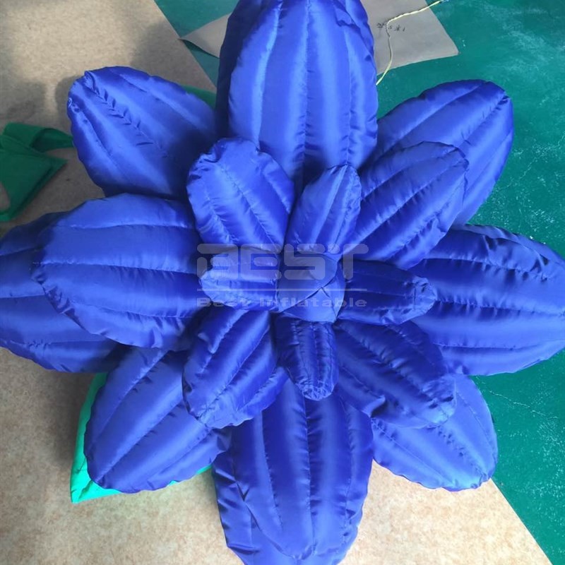 Commercial grade nightclub forest theme foam party equipment lighting decoration advertising inflatable giant hanging flowers