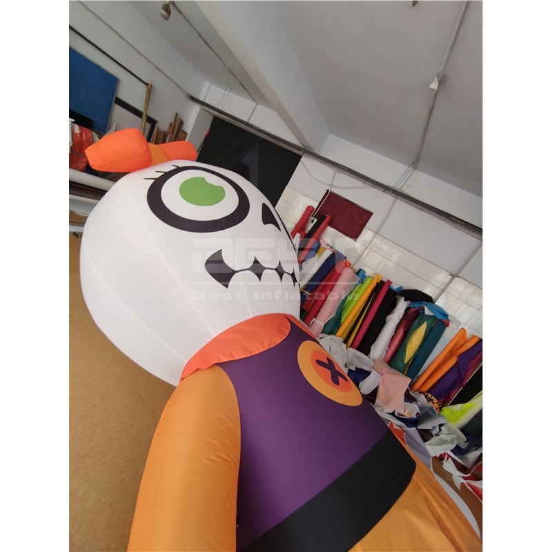 Custom giant inflatable advertising cartoon colorful animal Zombie mascots  for decorations