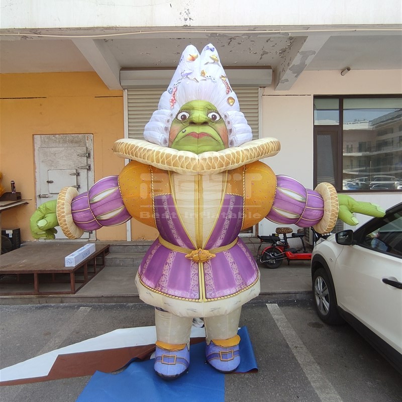 Kid Party Decoration Supplies Inflatable Cartoon Shrek and Fiona