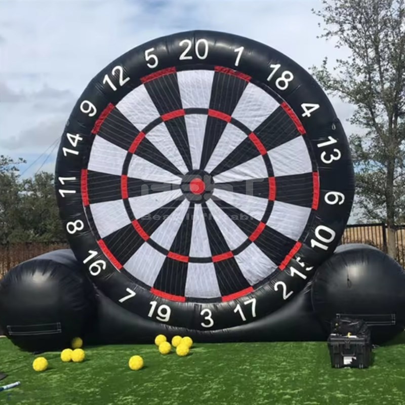New Inflatable Soccer Carnival Game For Sale Giant Inflatable Football Soccer Dart Board Sport Game