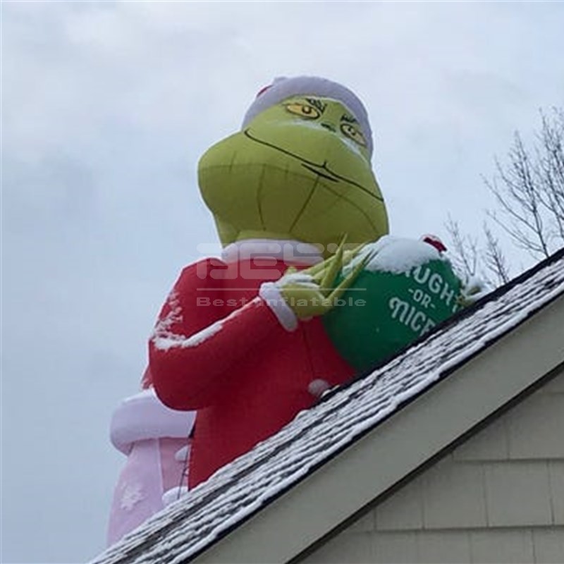 Christmas Inflatable Outdoor Yard Decoration Giant Inflatable Monster Grinch