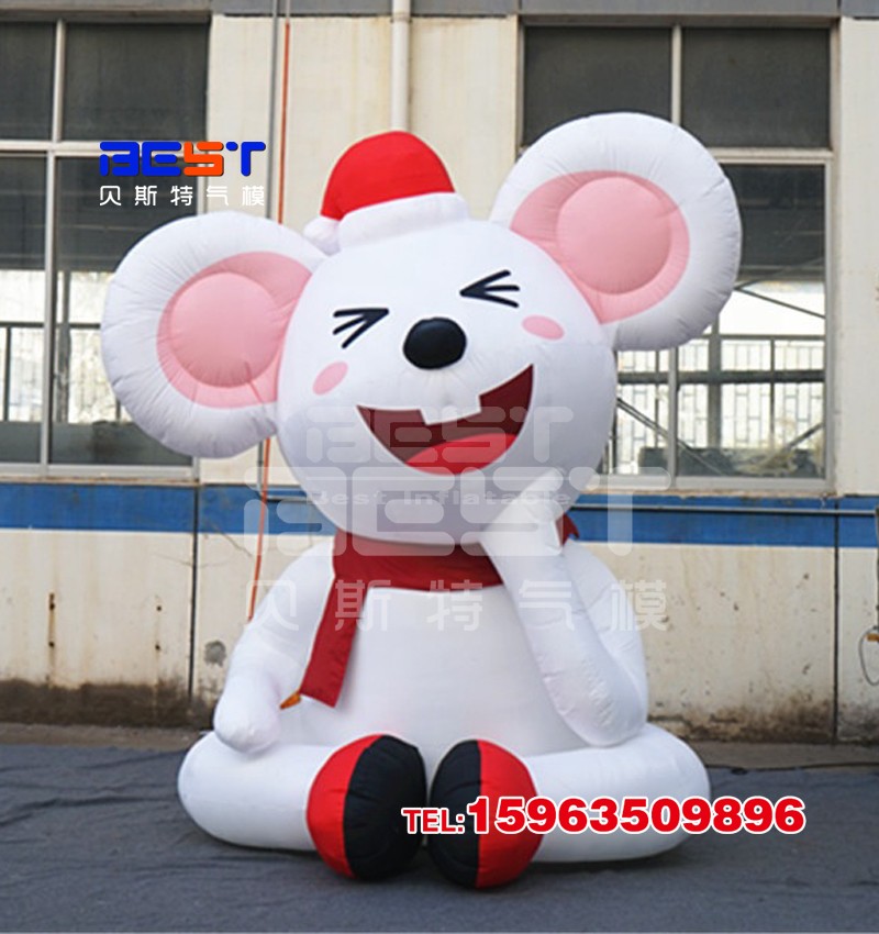 Customized inflatable cartoon animal inflatable cartoon lucky mascot mouse
