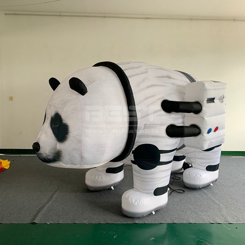 Concert stage decoration 2M high inflatable astronaut pig , inflatable animal spaceman inflatable elephant toy for indoor event 3.jpg