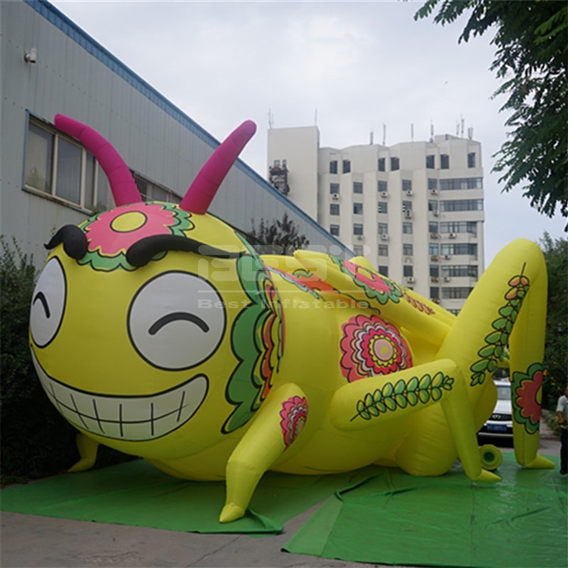 Customized Inflatable grasshopper Giant Locust Mascot Decorative Inflatable Locust Insect in advertising inflatables