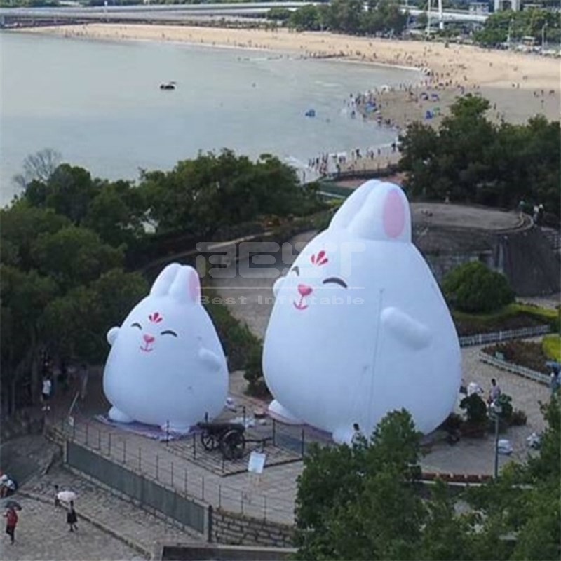 Inflatable Cartoon Rabbit inflatable bunny Customized Mascot Character for commercial decoration