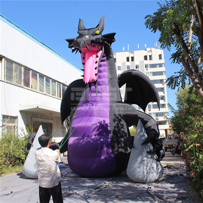 Halloween dinosaur standing decorations advertising inflatable animal giant inflatable dinosaur for advertising inflatable