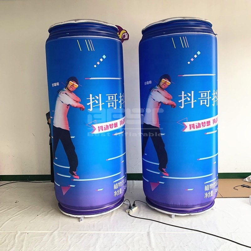 Advertising custom inflatable beer can , giant inflatable beer can balloon for promotion