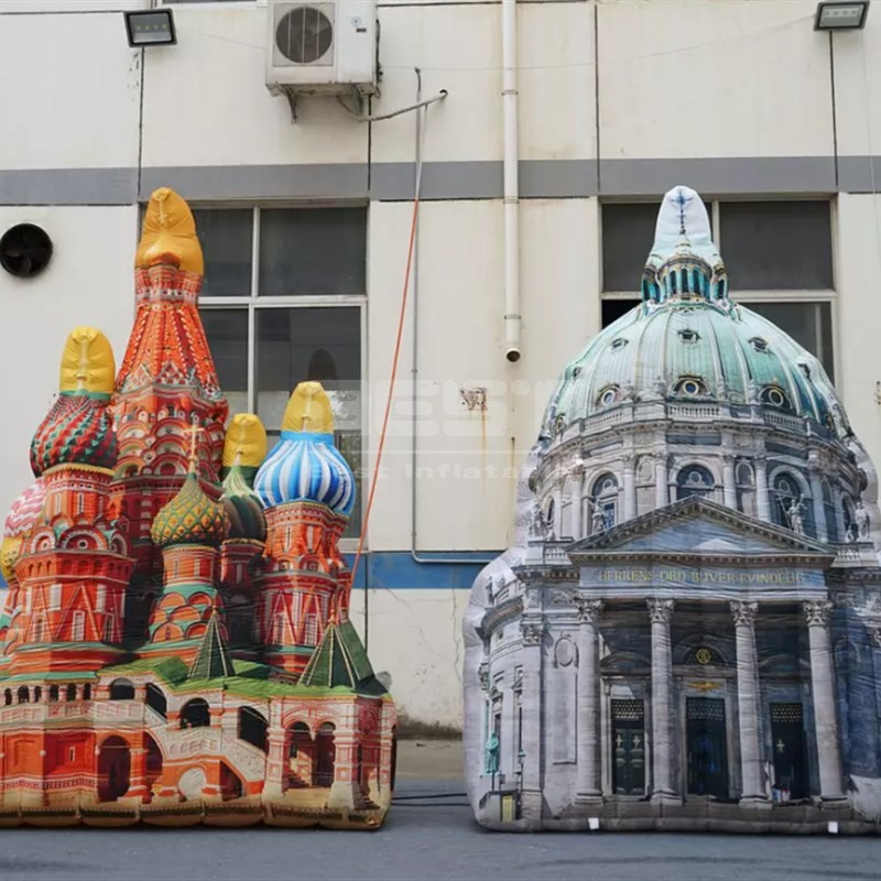 Advertising Decorated Inflatable European Buildings Custom Clocks Inflatable Big Ben in Advertising Inflatables