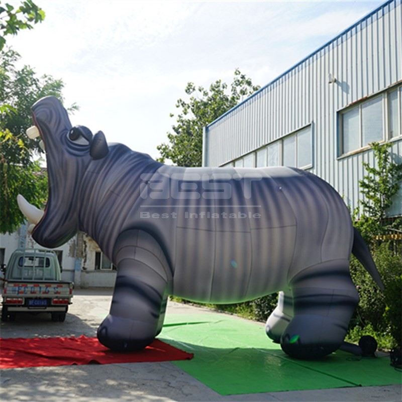 High Party Giant Inflatable Hippo Customized Huge Event Hippo Inflatable For Advertising