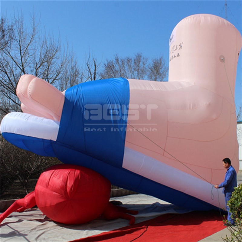 Event Inflatable Foot Model Giant Inflatable Feet Customized Body Replica Inflatable