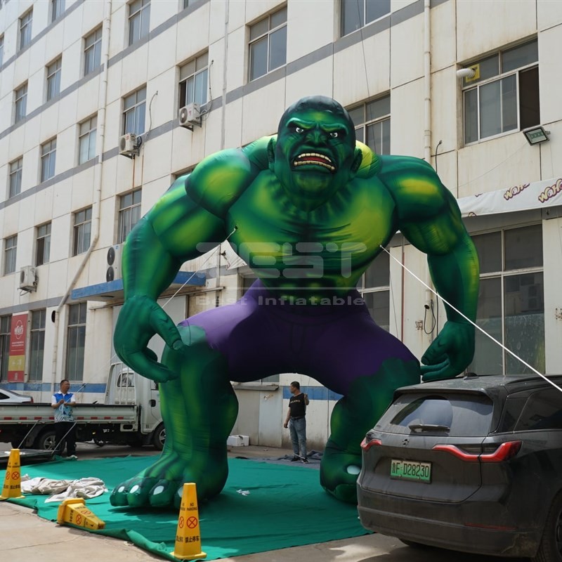Inflatable cartoon inflatable movie characters incredible hulk for sale