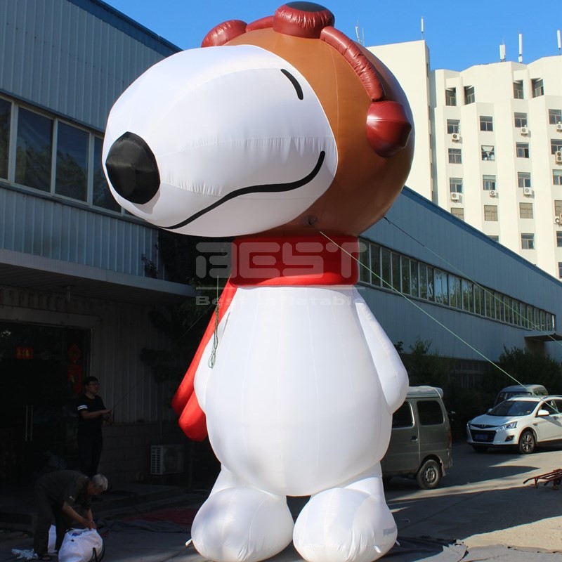 Customized Inflatable Well-known IP animation cartoon Giant Outdoor Advertising Inflatable Pink Panther Model for Sale