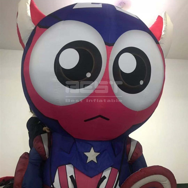 Character Inflatables Large Advertising Balloon Inflatable Captain America Monster Cartoon