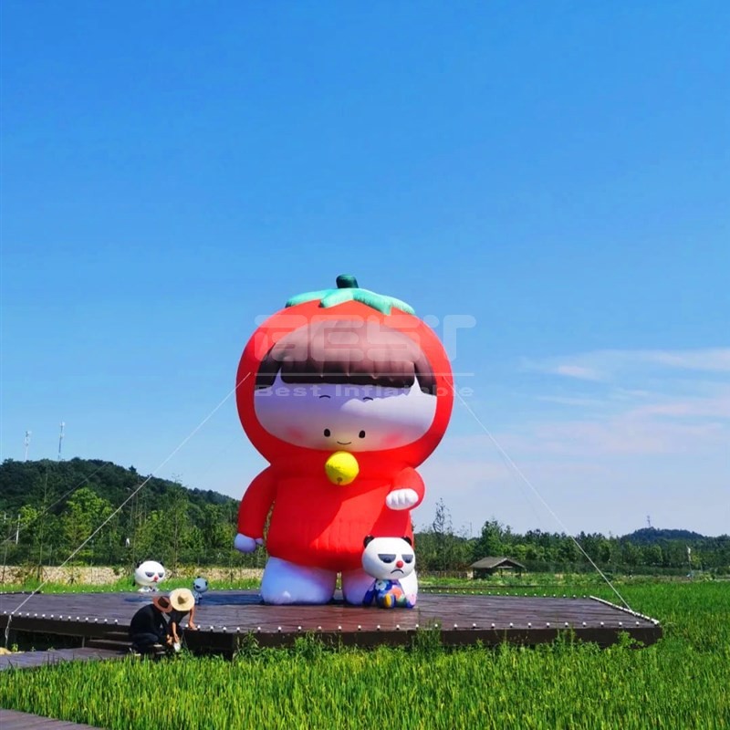 Inflatable cartoon air model large mascot shopping mall opening advertising Haiyi light inflatable cartoon air model doll