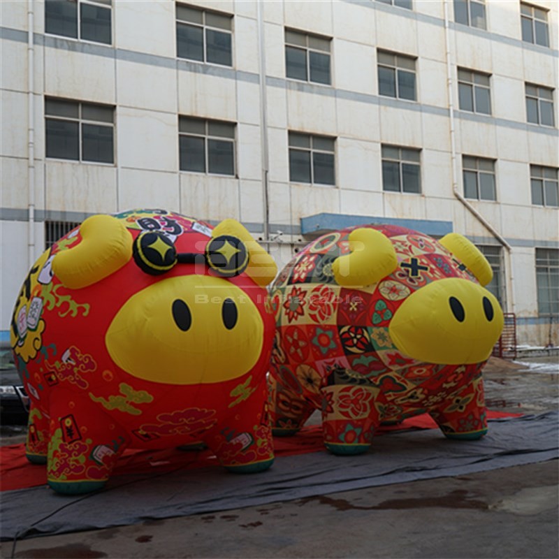 Event Pig Animal Inflatable Customized Inflatable Pig For Advertising