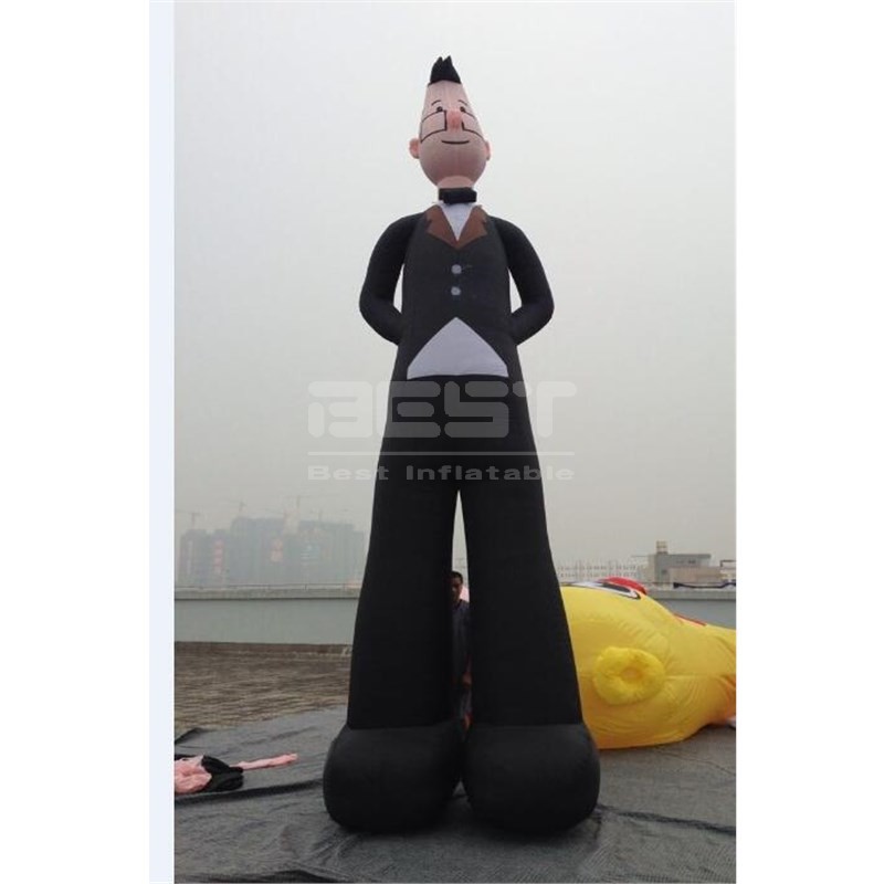 Wholesale Manufacturer Inflatable Carton  Small Head Dad for Advertising