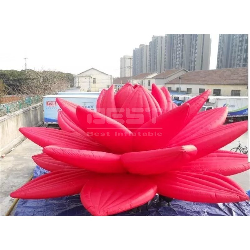 Lighting Inflatable Lotus Inflatable Flower For Stage Decoration