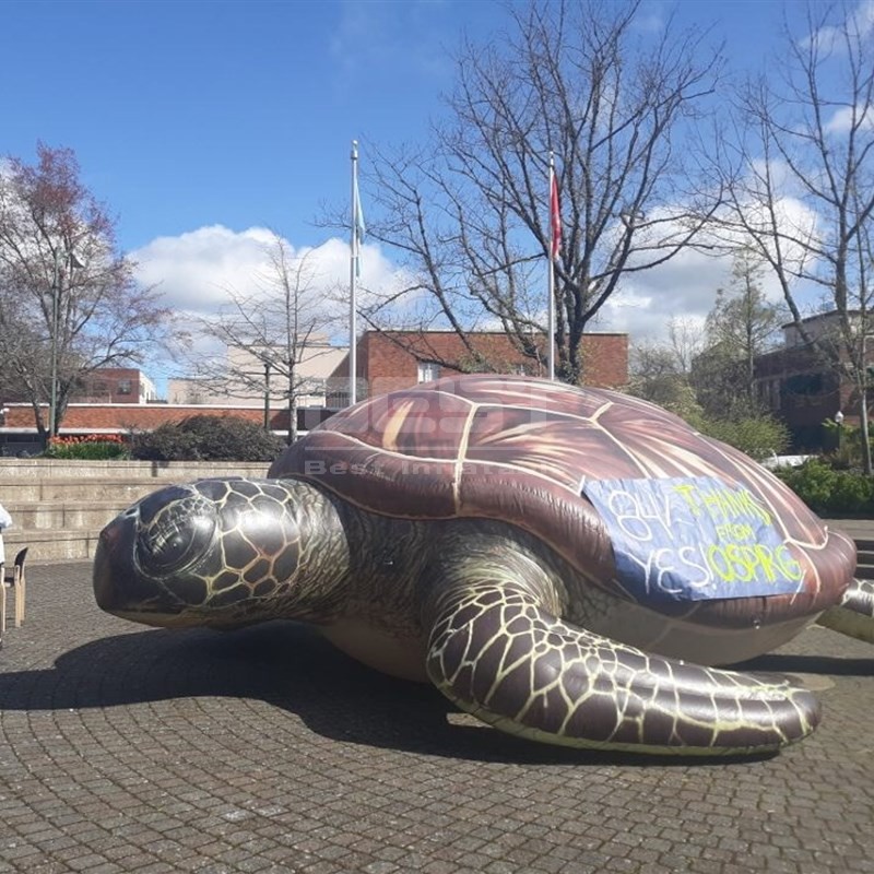 Advertising Vivid giant inflatable turtle inflatable tortoise in the lake or land for propaganda