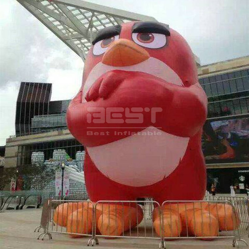 Hot Sale Giant Inflatable Mascot Angry Bird Model Inflatable Animal Cartoon Design For Event Decoration