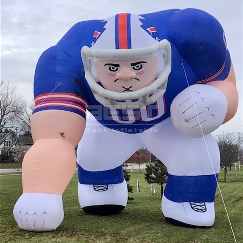 Hot selling inflatable bubba football player inflatable rugby player suitable for advertising
