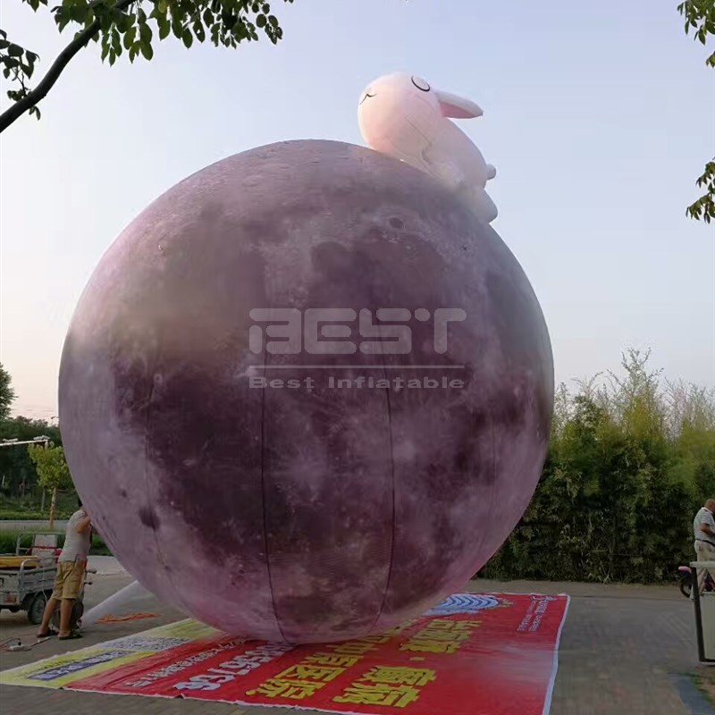 Airtight Giant Inflatable Moon Earth Balls LED Planet Balloons 9 Solar System Sun Jupiter Saturn Mars Venus For Party Decoration