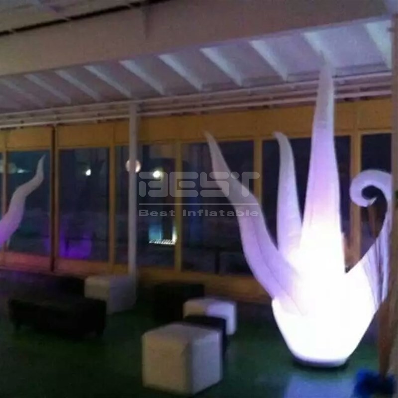 Wholesale decorations illumination inflatable seaweed coral balloon