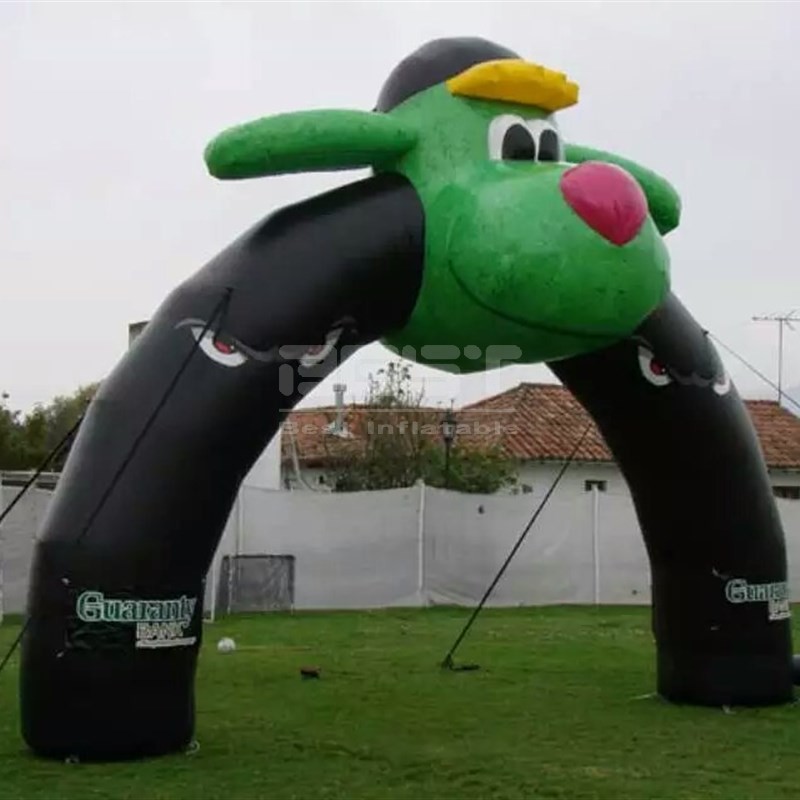 Outdoor advertising inflatable entrance arch cartoon paw dog patrol inflatable arches for events