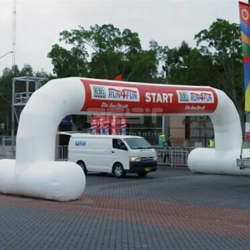 Custom Race Inflatable Arch Start Line Finish Line Arch Welcome Entrance Door For Event