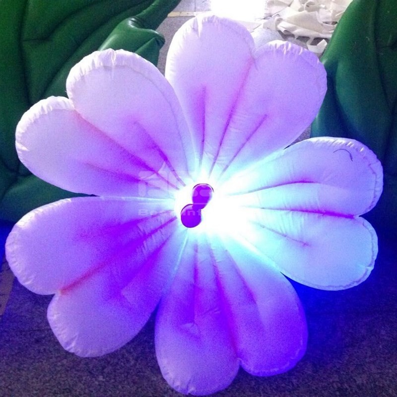 High quality led light customize colorful inflatable flower decoration for advertising