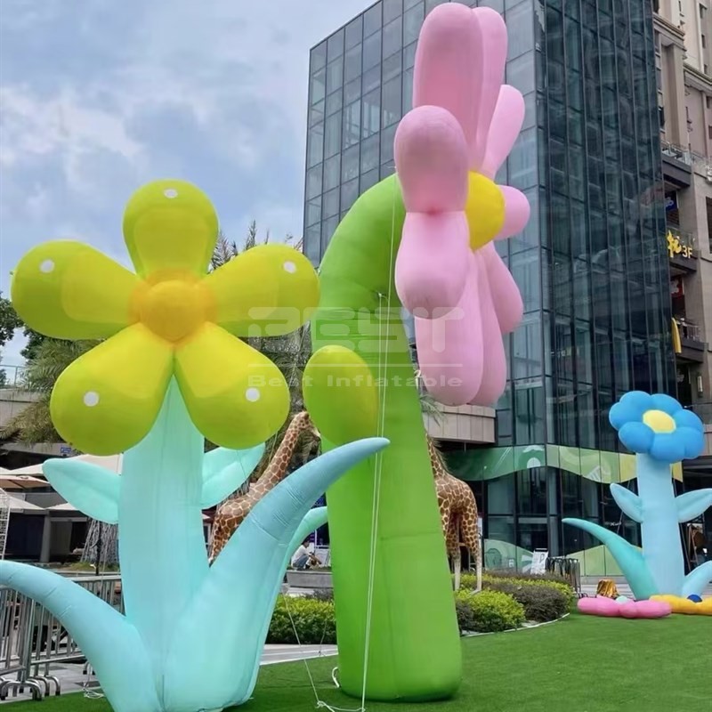 Festive Giant Inflatable Hanging Flower Decoration Mold Party Advertising