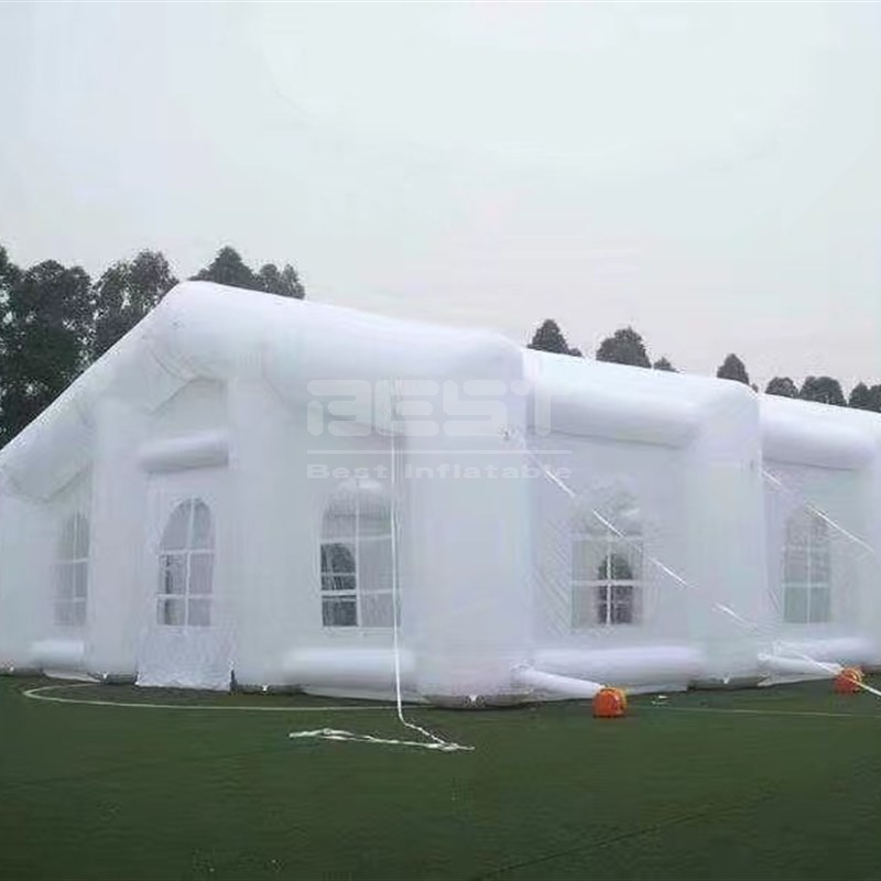 White Inflatable Wedding Tent Inflatable Marquee Inflatable Cabin Tent For Sale