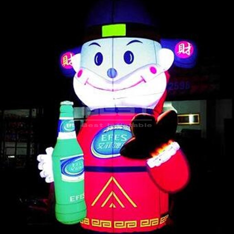 Promotional God Of Wealth Inflatable Customized Holiday Event Promotional Inflatable Cartoon For Spring Festival