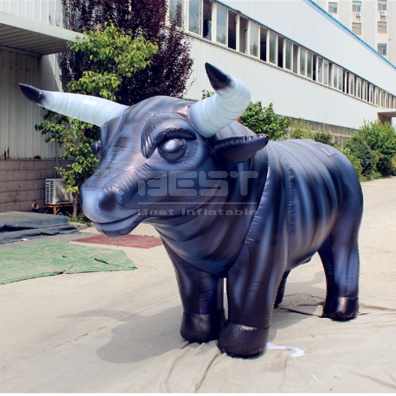 Gray Inflatable Bull Costume Customized Event Bull Costume Inflatable For Parade